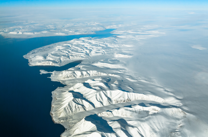 Arctic ariel shot