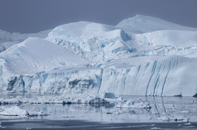 photo of the Greenland ice sheet